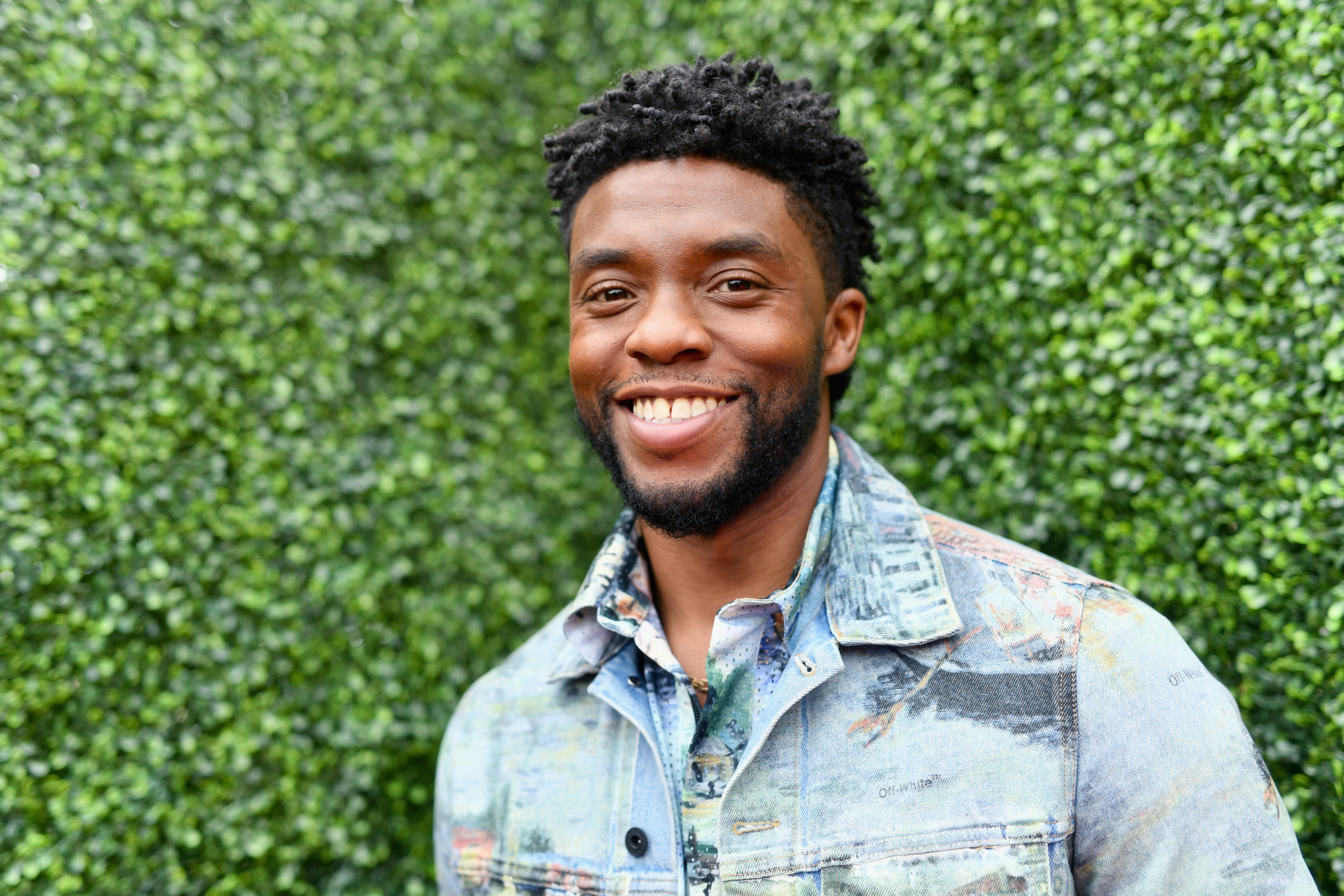 Closeup of Chadwick Boseman